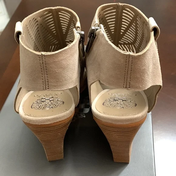 Vince Camuto Open-Toe Cut-Out Booties - Picture 3 of 8